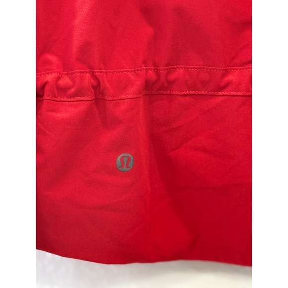 Lululemon Jacket Womens Size S Red Hooded Zip Up Drawstring Waist Athletic - Picture 6 of 7